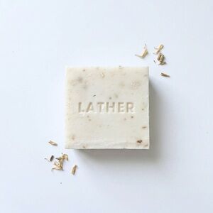 LATHER Modern Apothecary Exfoliating Unscented Body Soap 1.3 oz Resilient - NEW